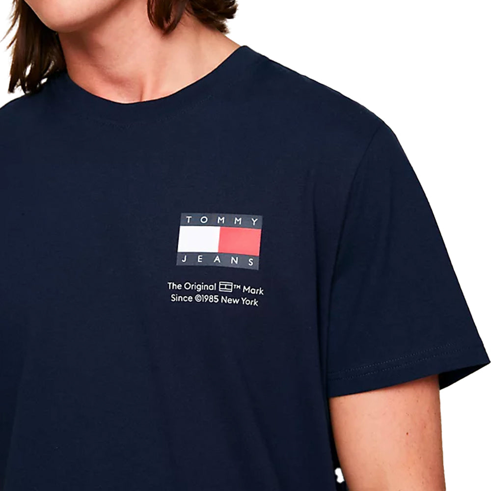 Essential Tommy Navy Flag Jeans Night Slim Dark T-Shirt -