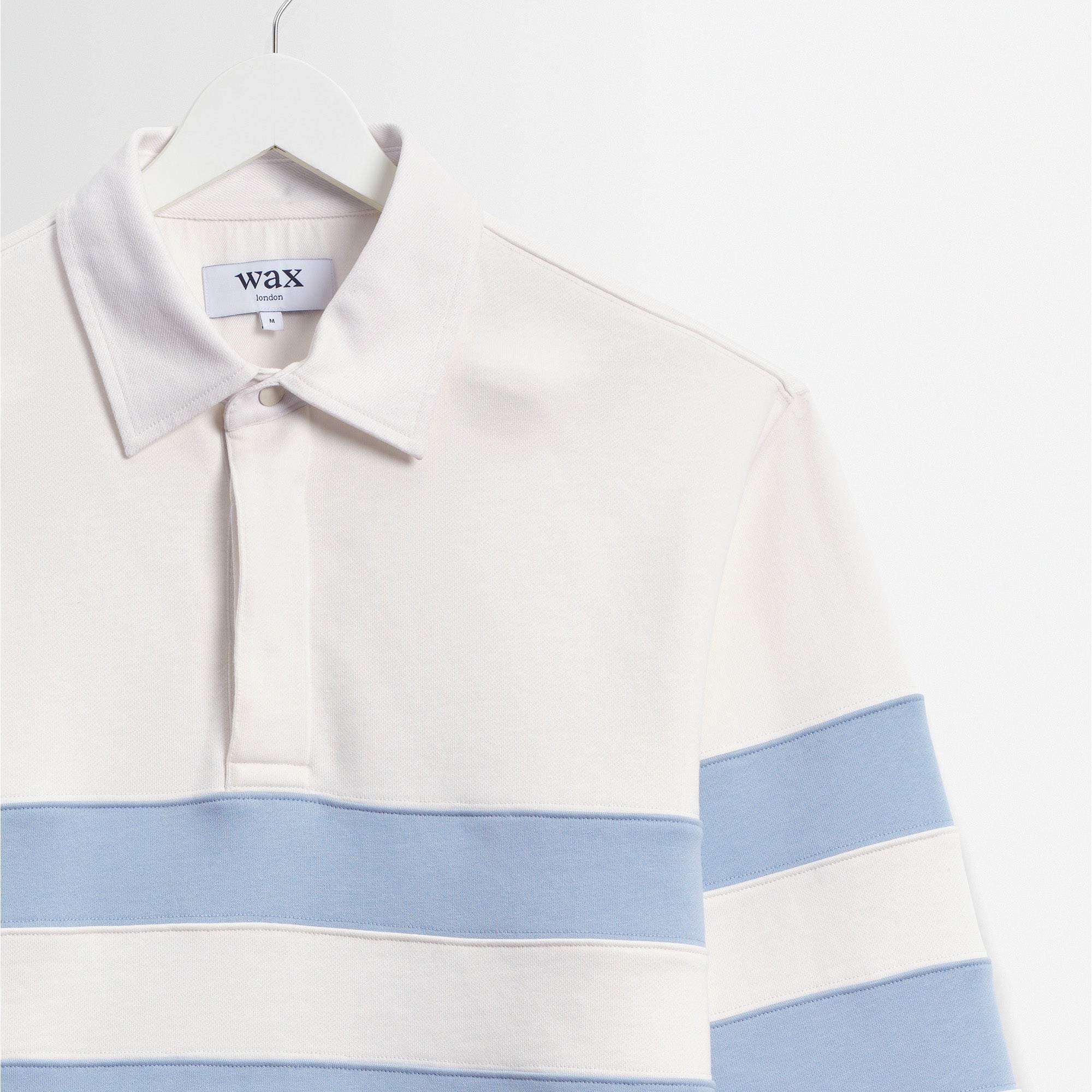 Wax London Rowhill Stripe Rugby Shirt