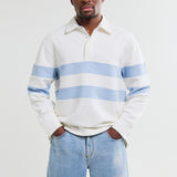 Wax London Rowhill Stripe Rugby Shirt