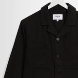 Wax London Aldred Linen Cotton Revere Overshirt