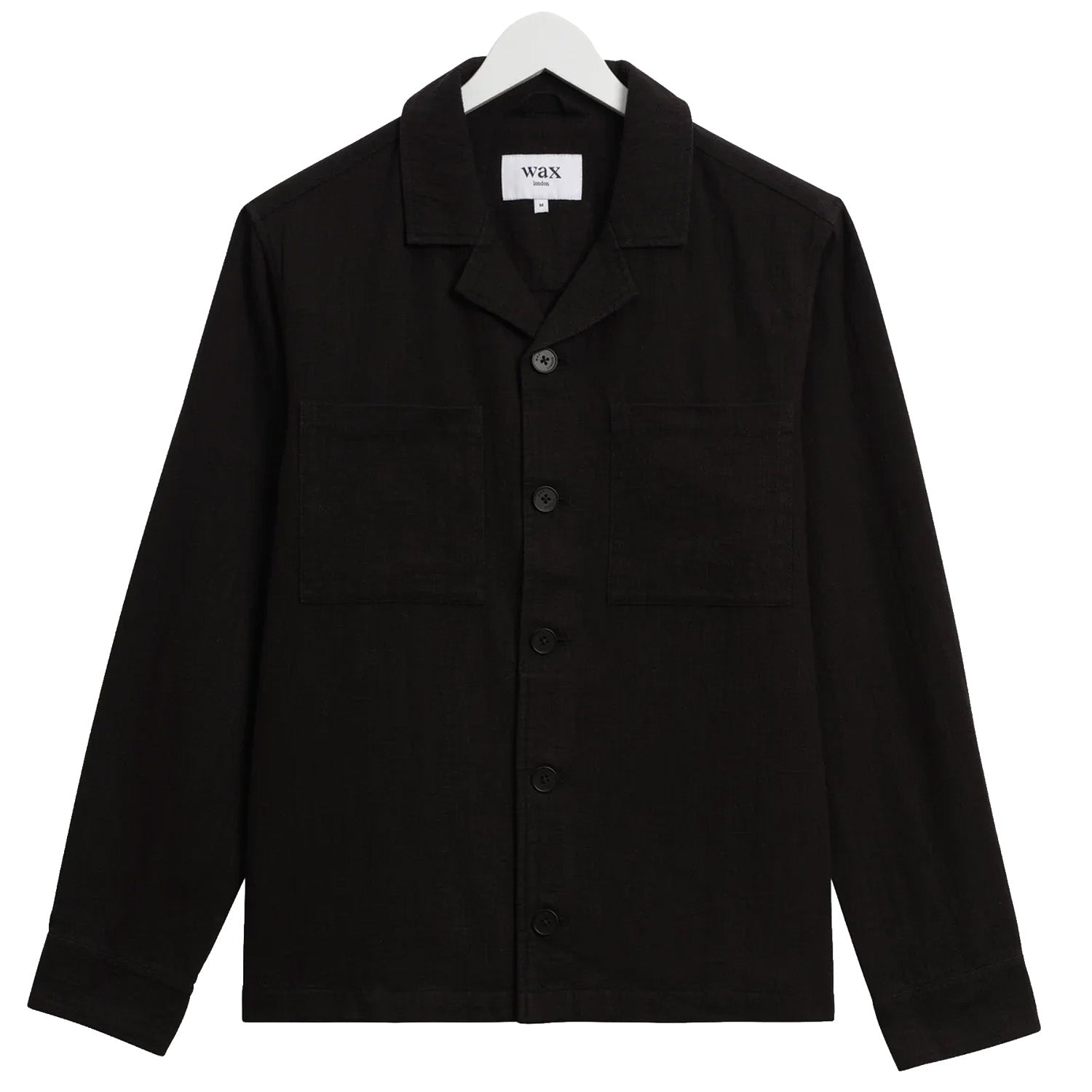 Wax London Aldred Linen Cotton Revere Overshirt