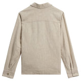 Wax London Aldred Linen Cotton Revere Overshirt