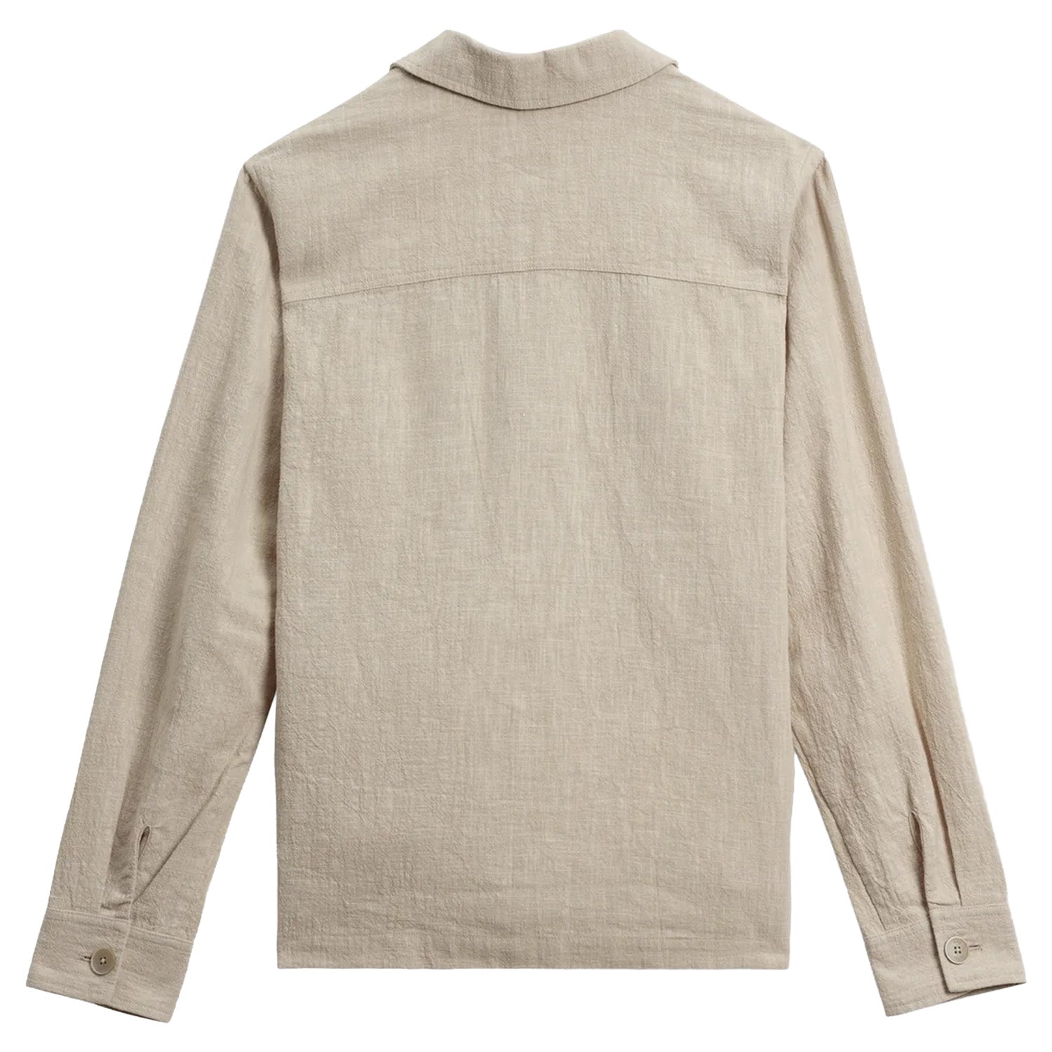 Wax London Aldred Linen Cotton Revere Overshirt