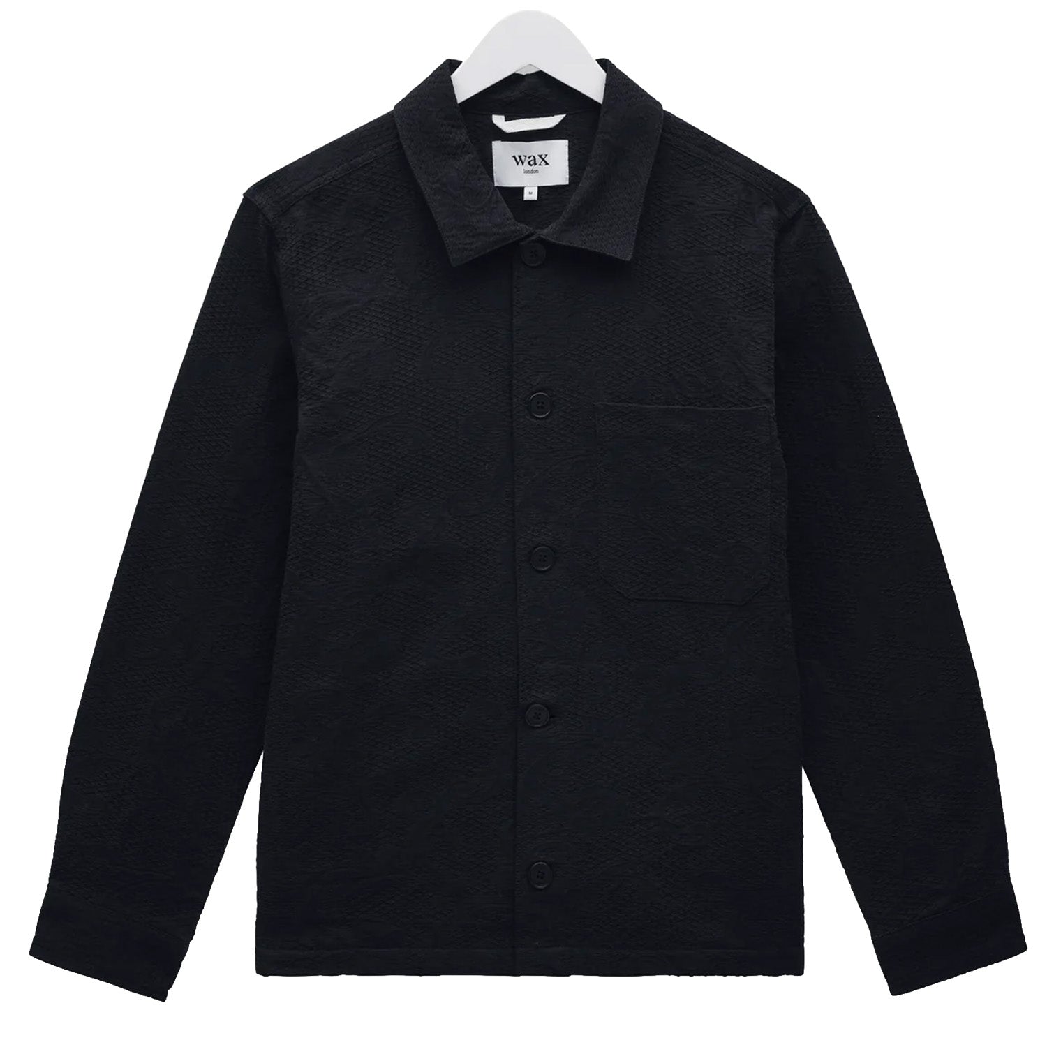 Wax London Rockley Honeycomb Jacquard Overshirt