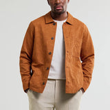 Wax London Rockley Honeycomb Jacquard Overshirt