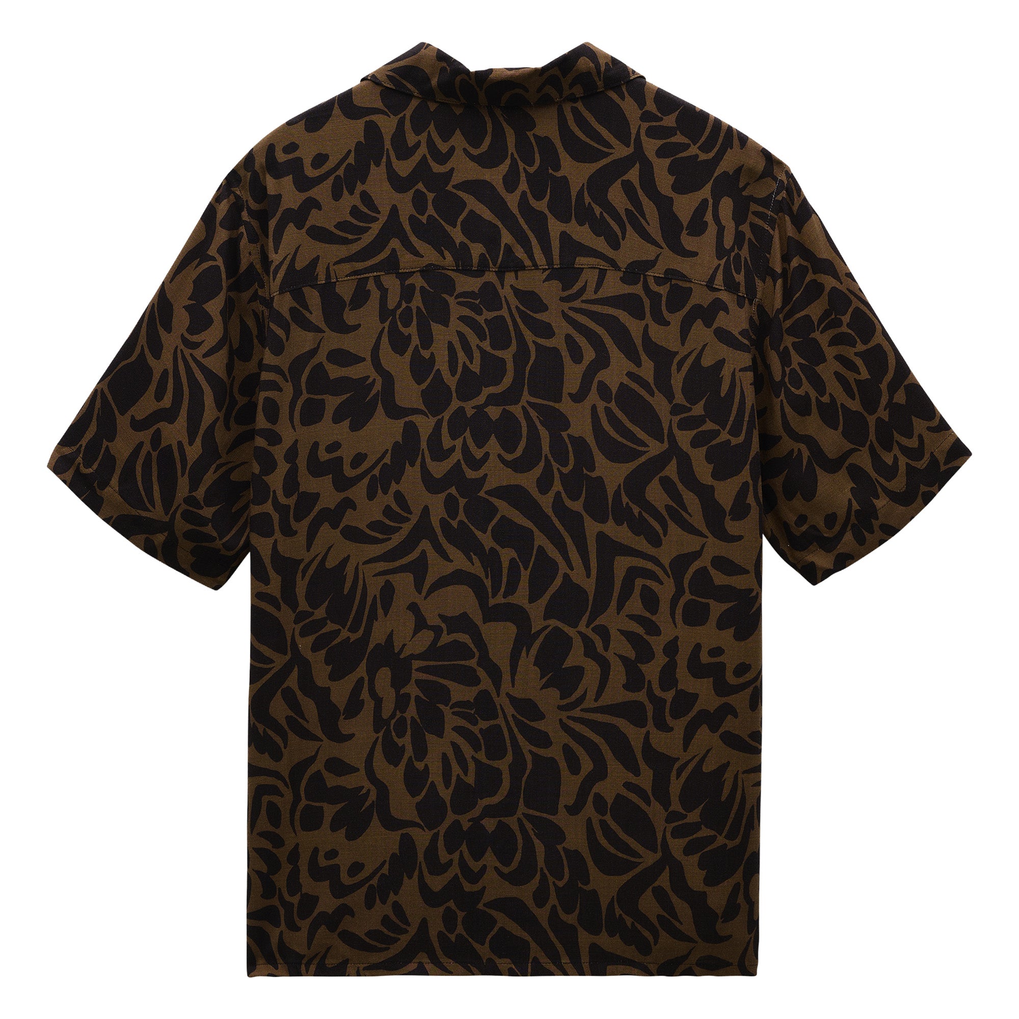 Wax London Didcot Two Tone Floral Short Sleeve Shirt