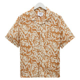 Wax London Didcot Two Tone Floral Short Sleeve Shirt