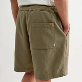 Wax London Kurt Crinkle Cotton Linen Shorts