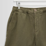 Wax London Kurt Crinkle Cotton Linen Shorts