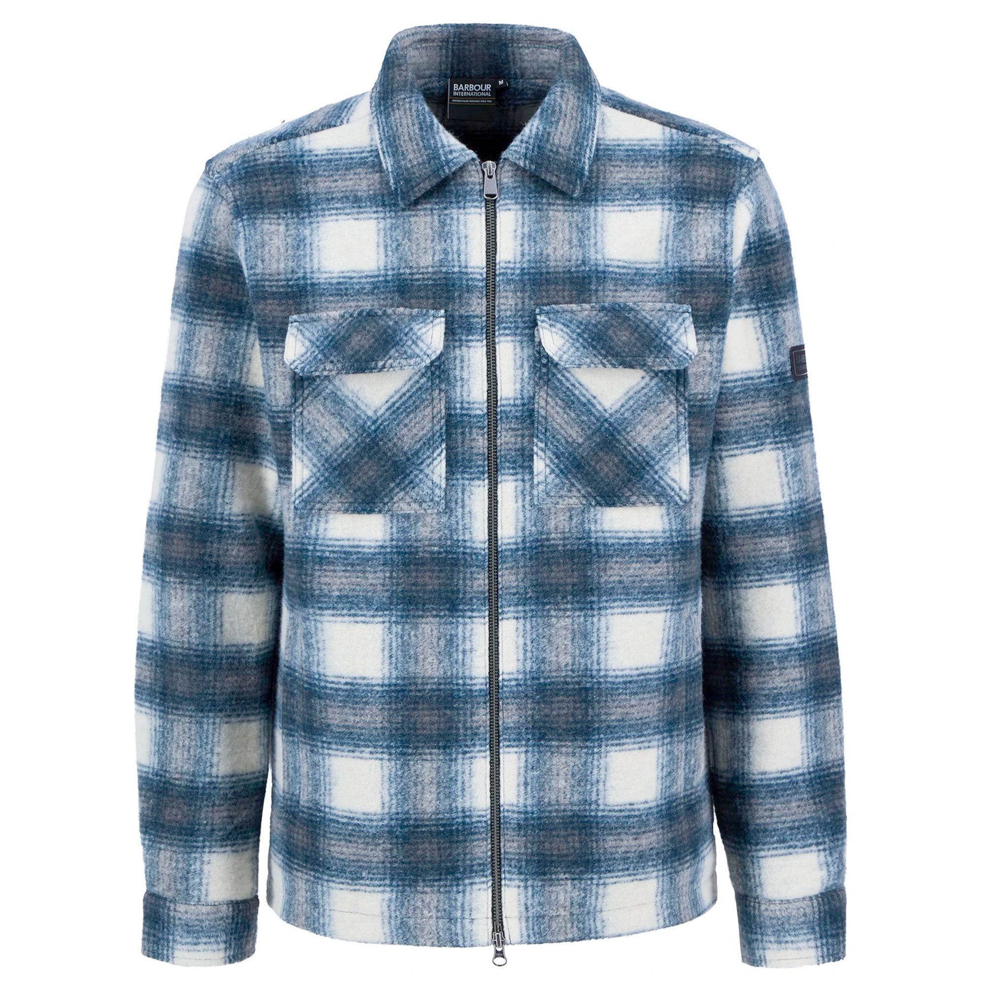 Barbour International Clayton Fleece Check Overshirt