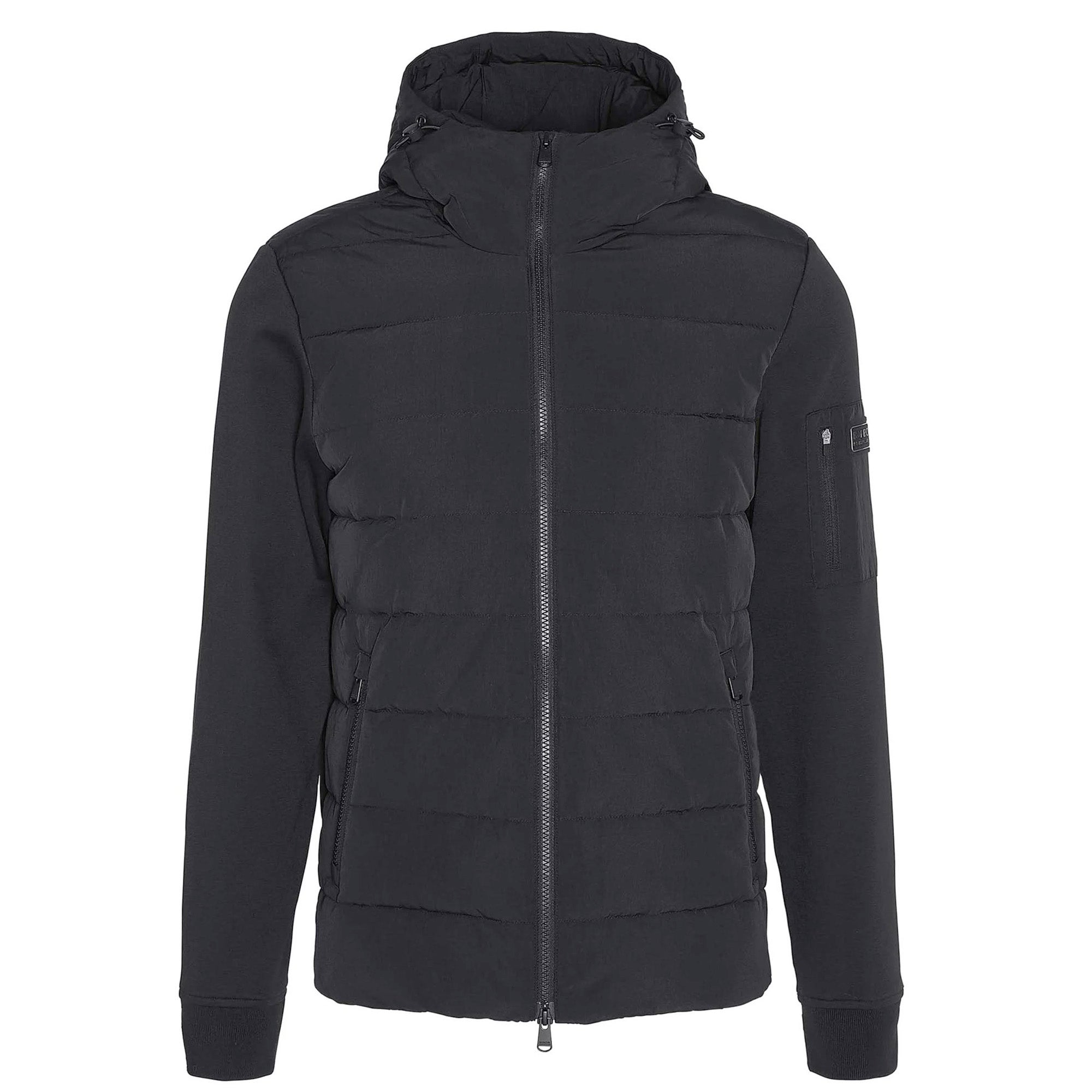 Barbour International Stanley Hooded Quilted Sweatshirt