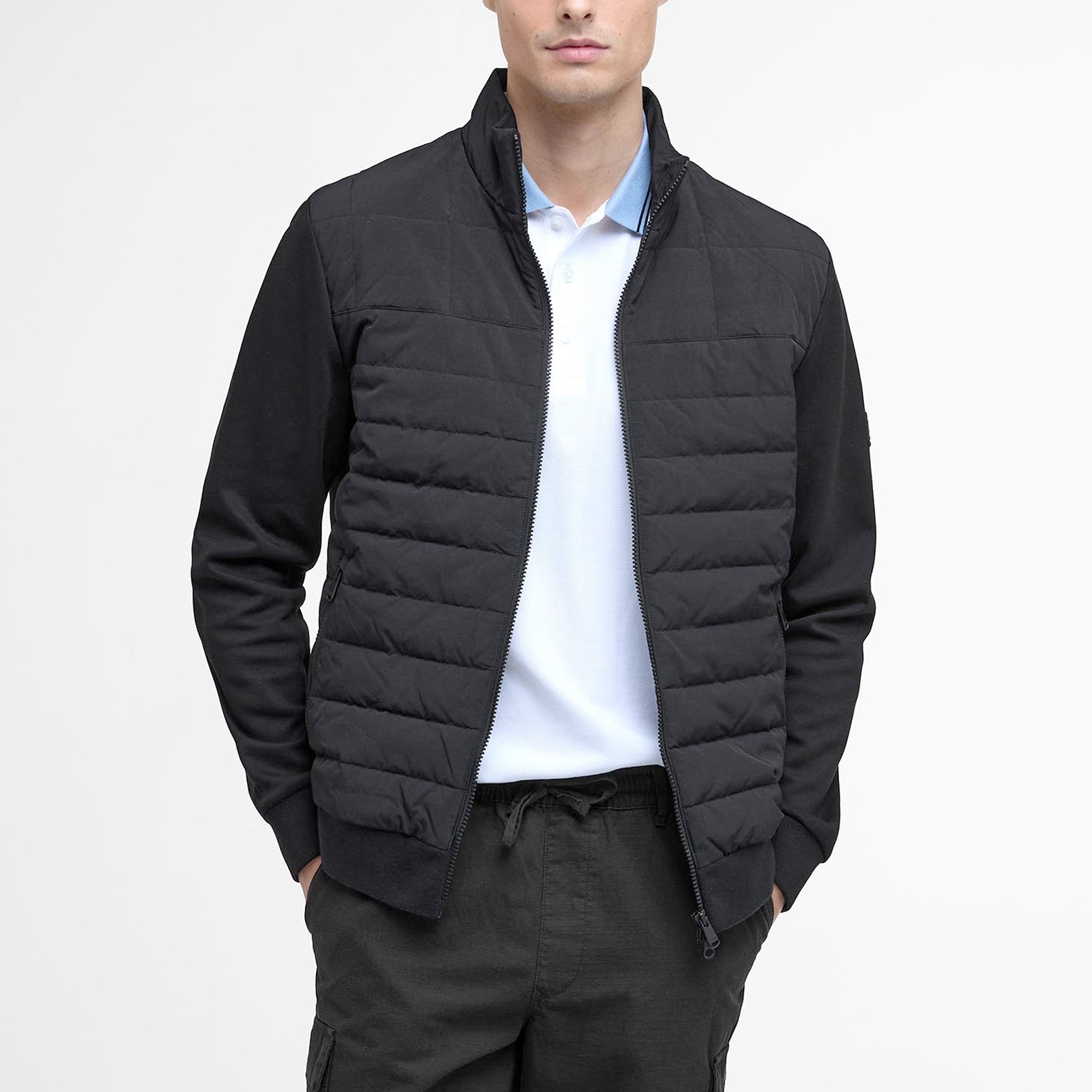Barbour International Collins Baffle Quilted Sweat