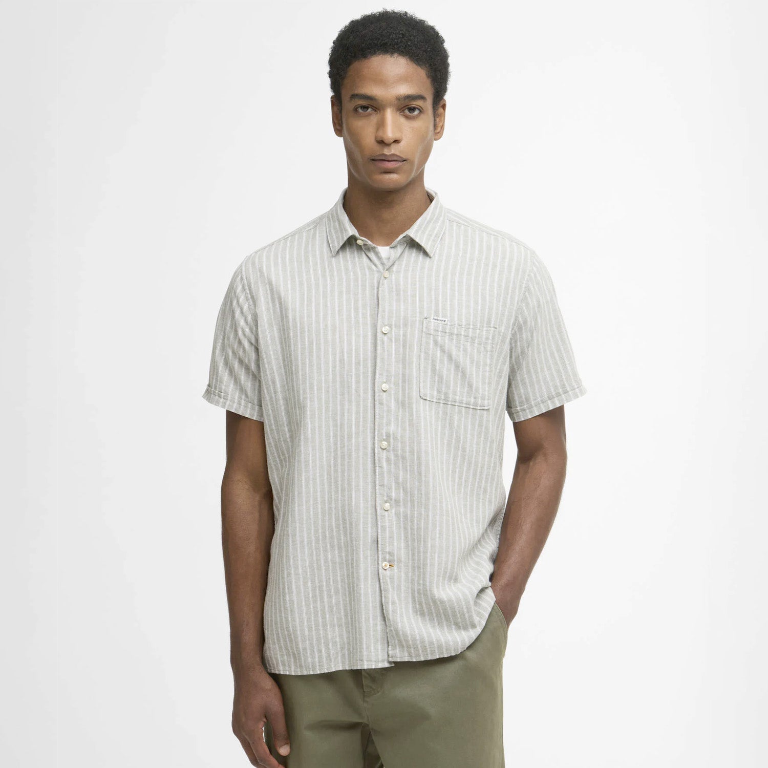 Barbour Nelson Striped Short Sleeve Shirt