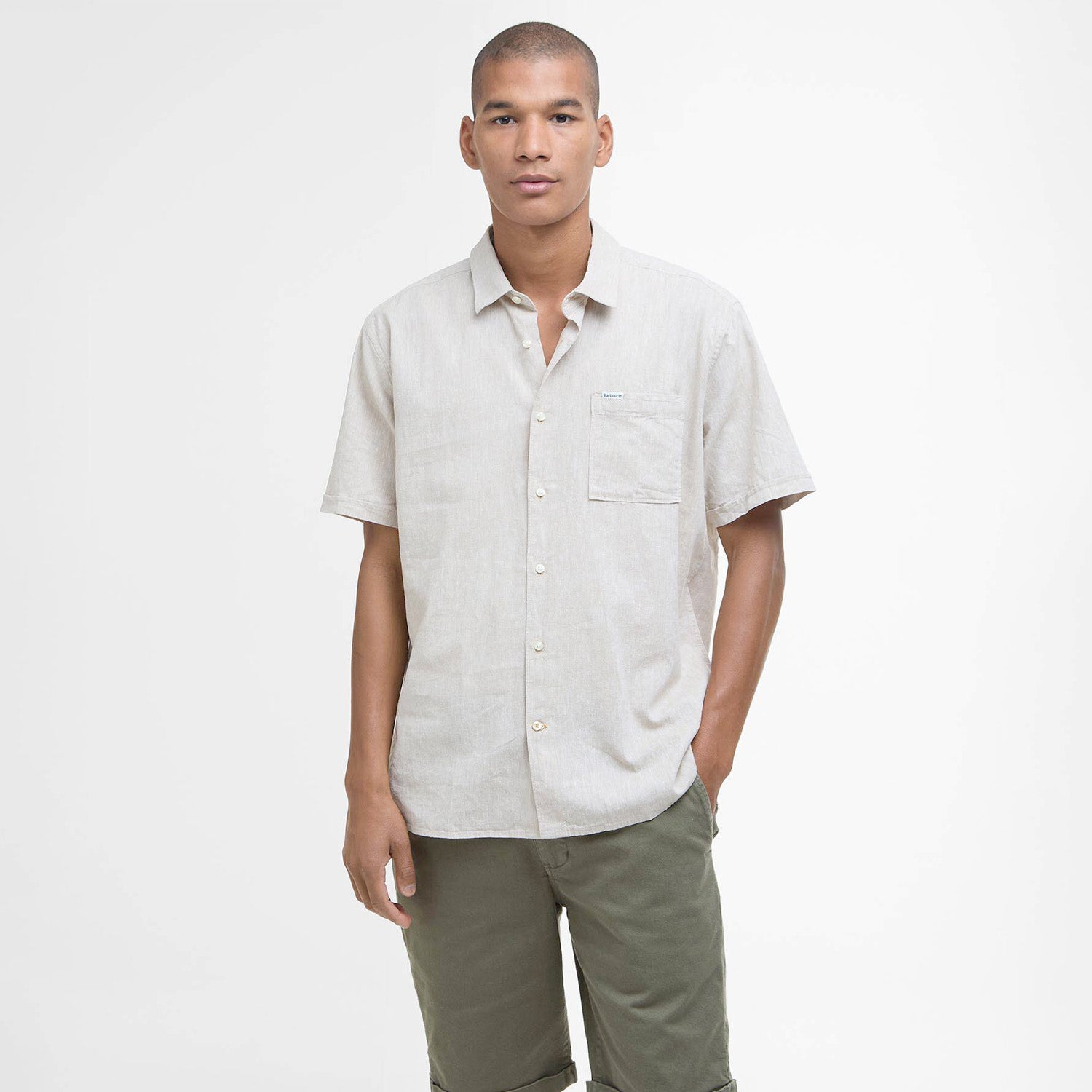 Barbour Nelson Linen Short Sleeve Shirt