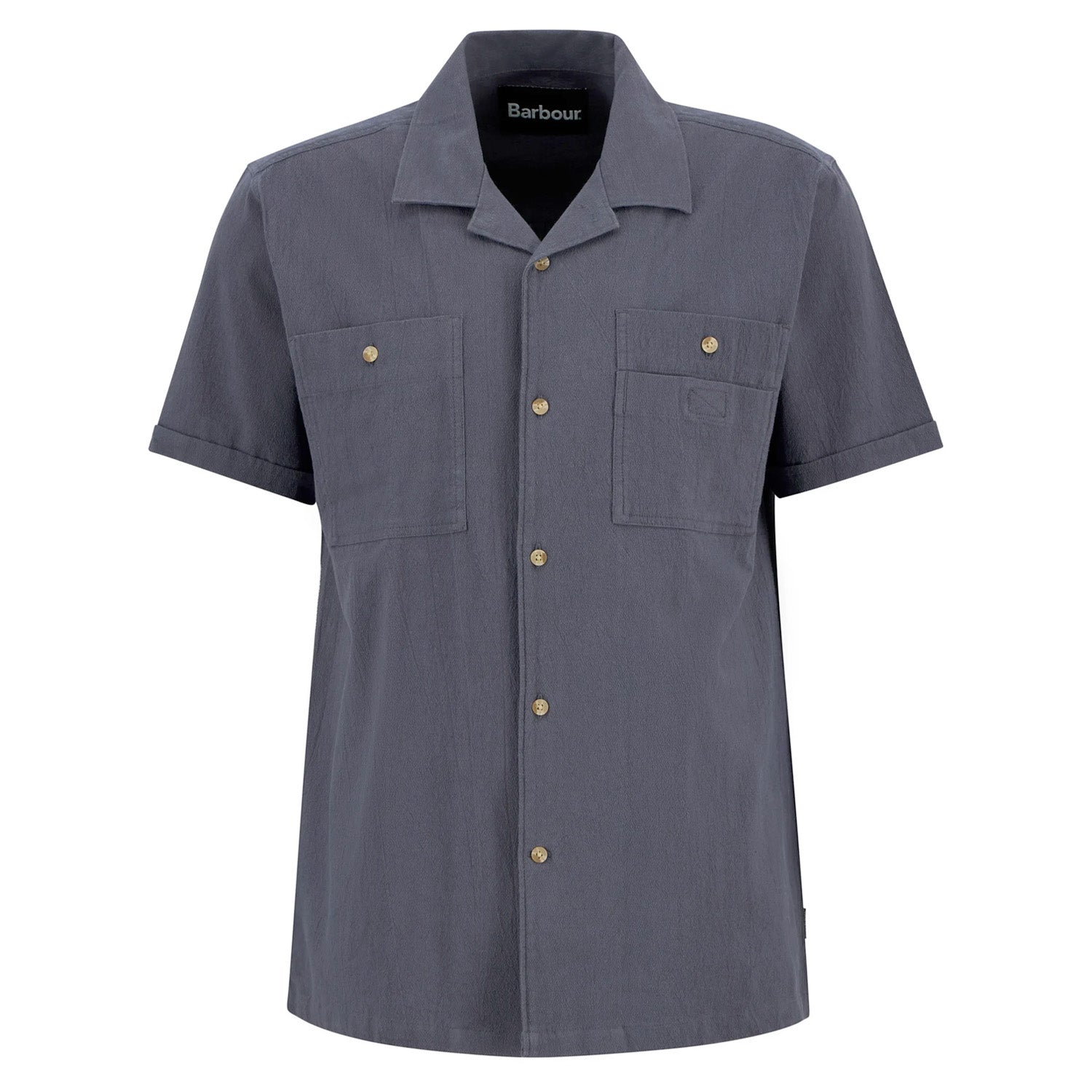 Barbour Riddell Crinkle Crepe Short Sleeve Shirt