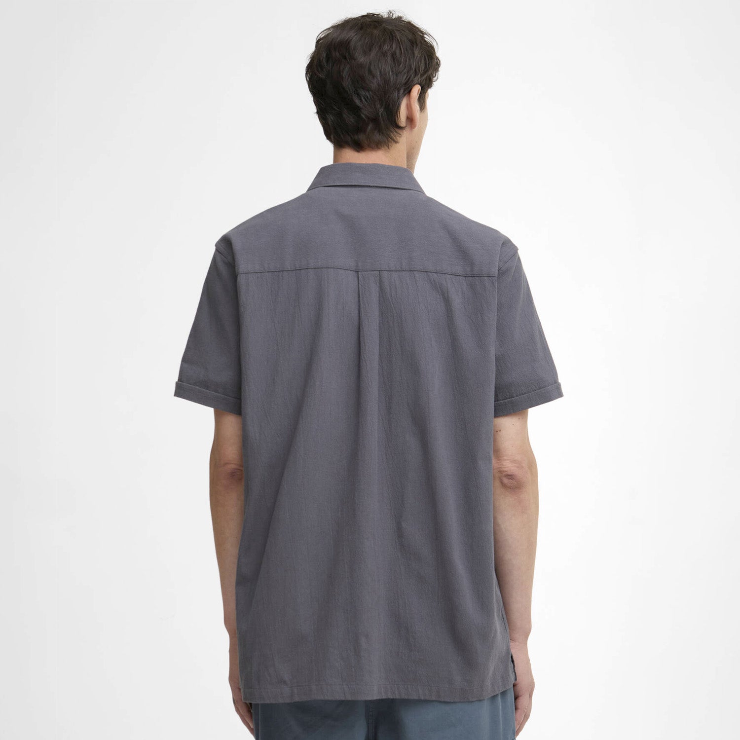 Barbour Riddell Crinkle Crepe Short Sleeve Shirt