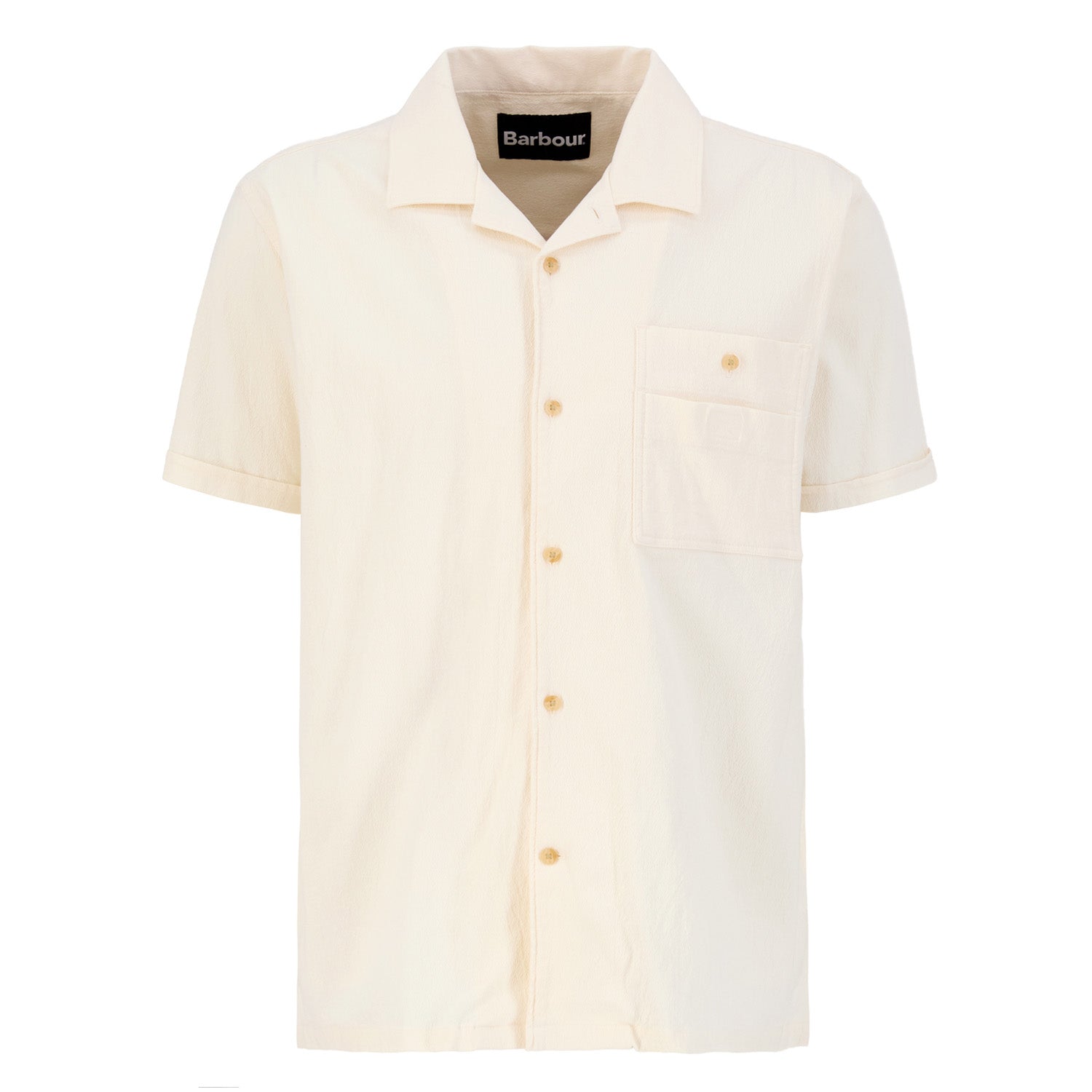 Barbour Riddell Crinkle Crepe Short Sleeve Shirt