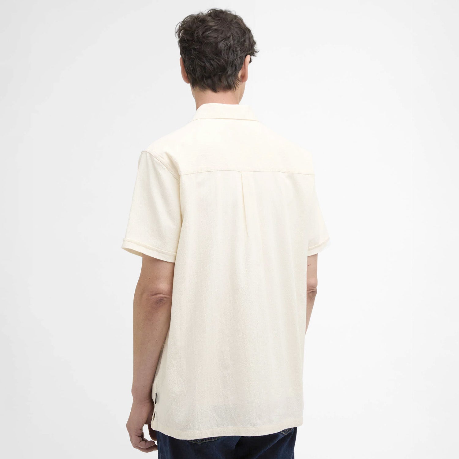 Barbour Riddell Crinkle Crepe Short Sleeve Shirt