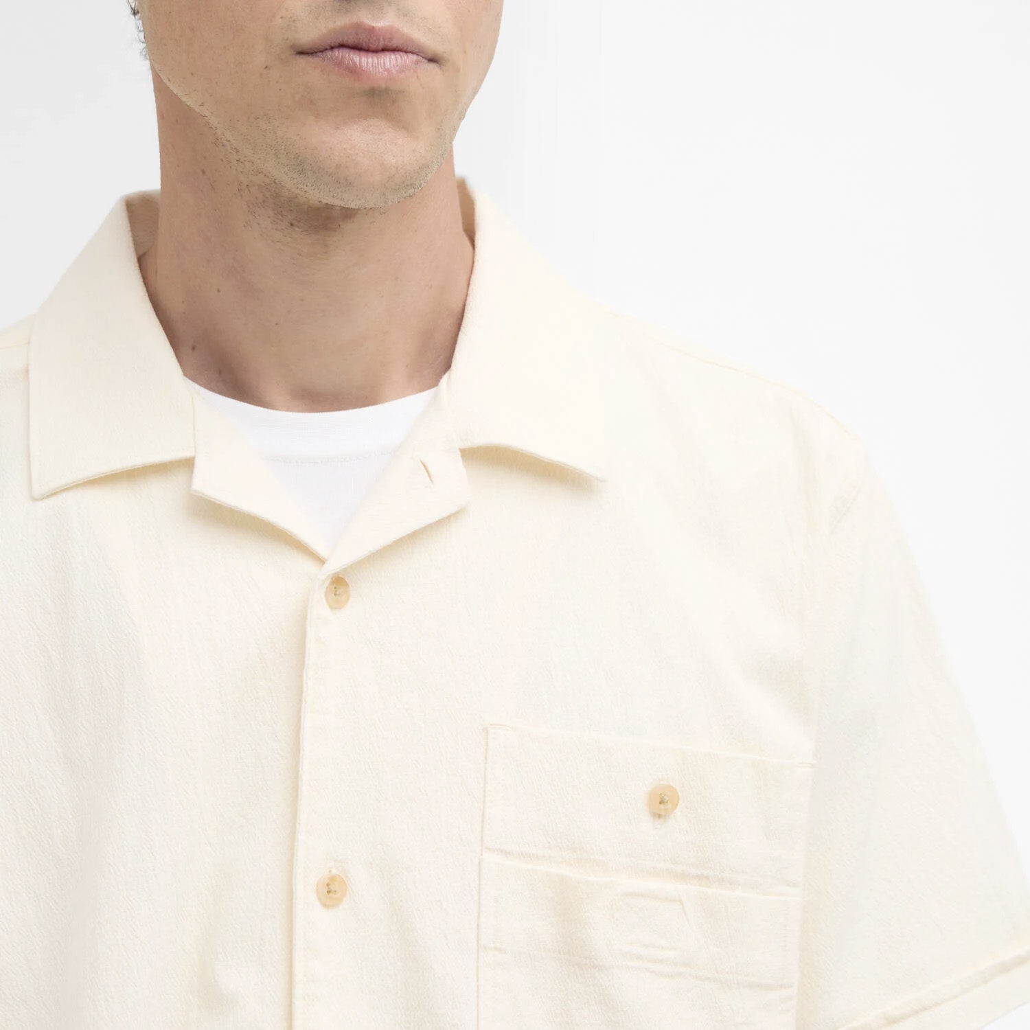 Barbour Riddell Crinkle Crepe Short Sleeve Shirt