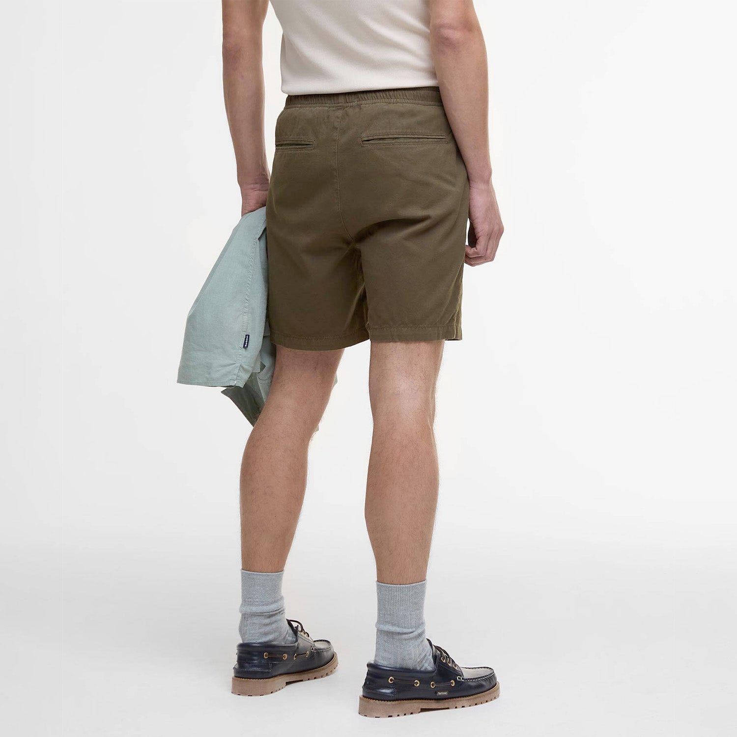 Barbour Washed Oxford Relaxed Short