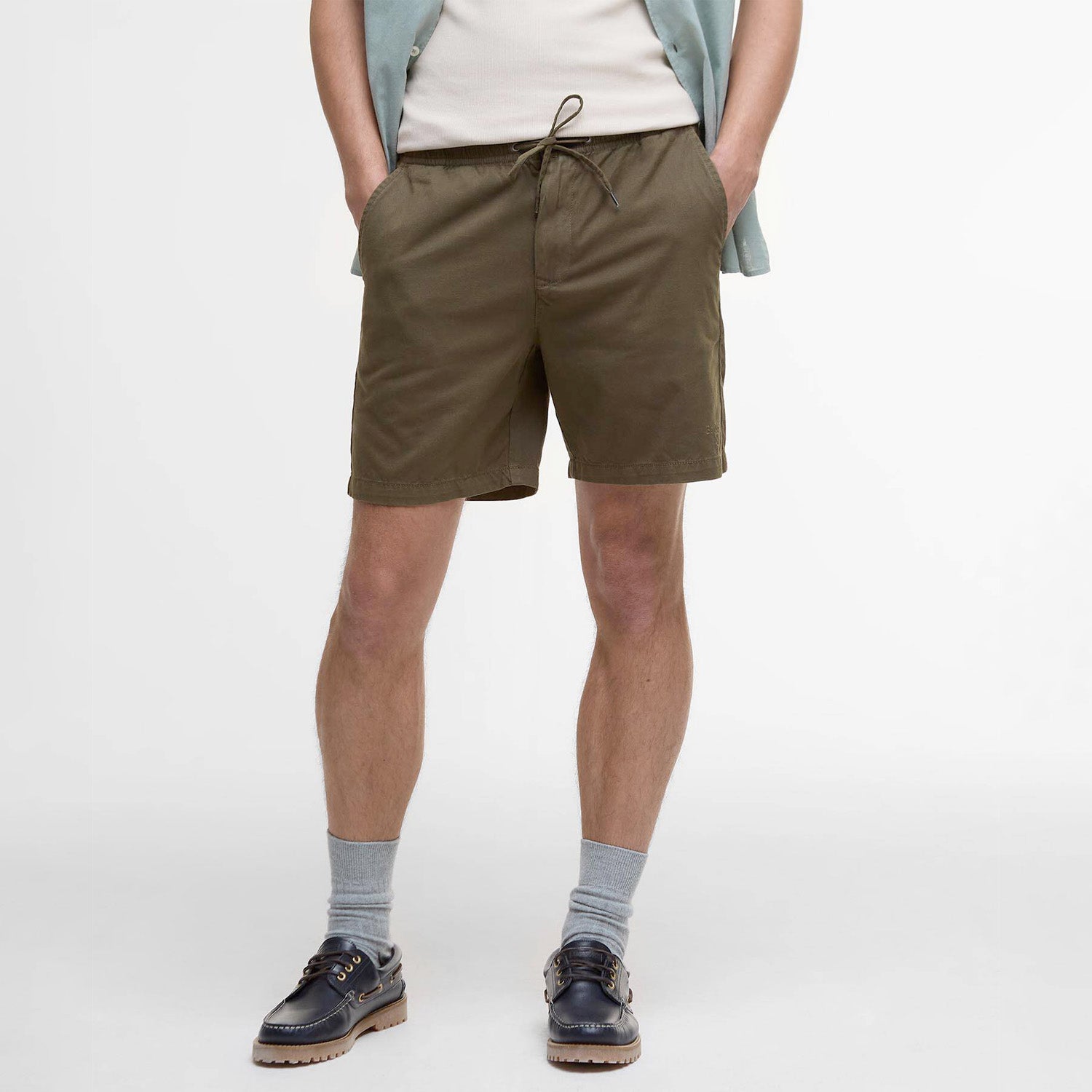 Barbour Washed Oxford Relaxed Short
