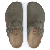 Birkenstock Boston Suede Sandals