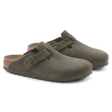 Birkenstock Boston Suede Sandals