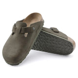 Birkenstock Boston Suede Sandals