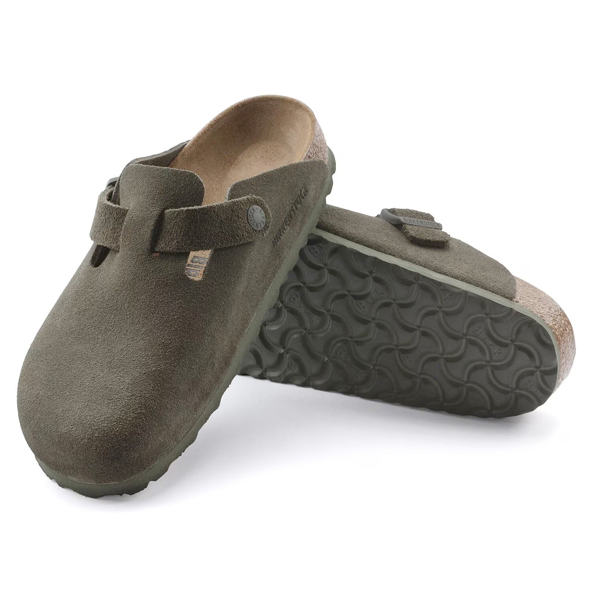 Birkenstock Boston Suede Sandals