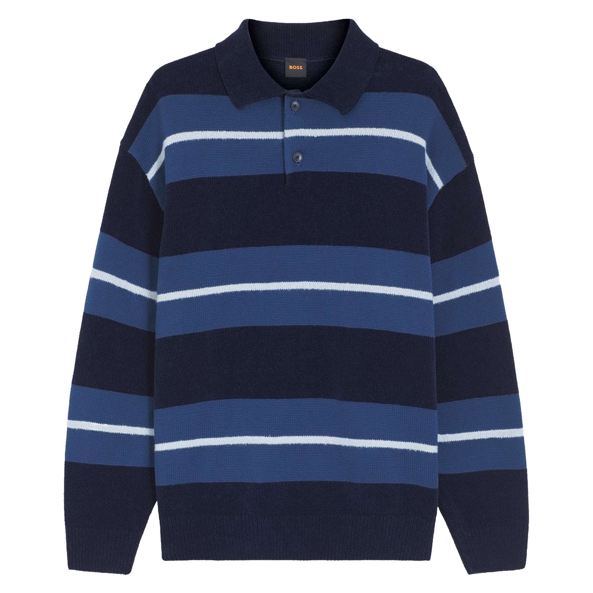 Boss Amburgh Chenile Knitted Rugby Polo
