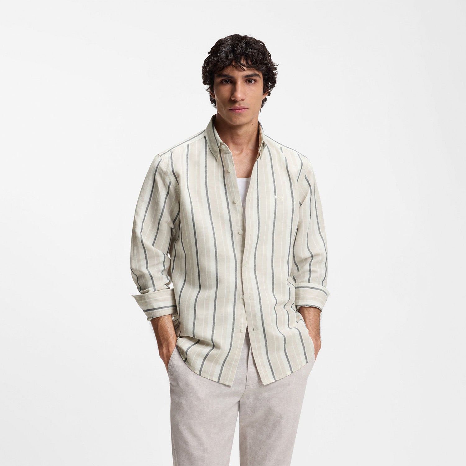 Boss Ricoplus M Linen Shirt