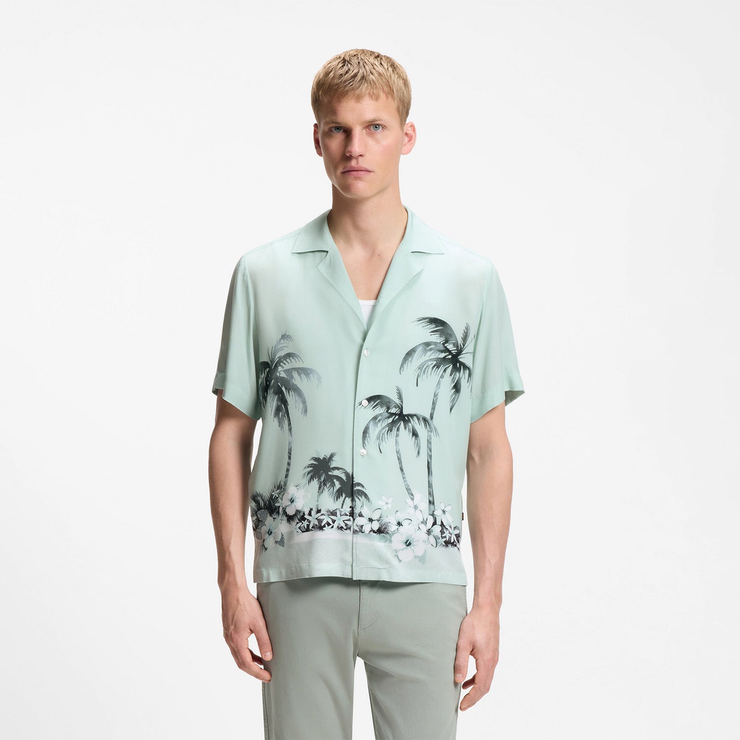 Boss Rayer M Tropical Hawaiian Shirt