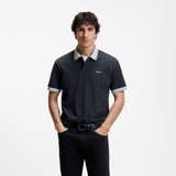 Boss Pe Blocks Contrast Collar Polo