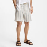 Boss Chino ST 2 Striped Linen Shorts