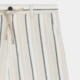 Boss Chino ST 2 Striped Linen Shorts