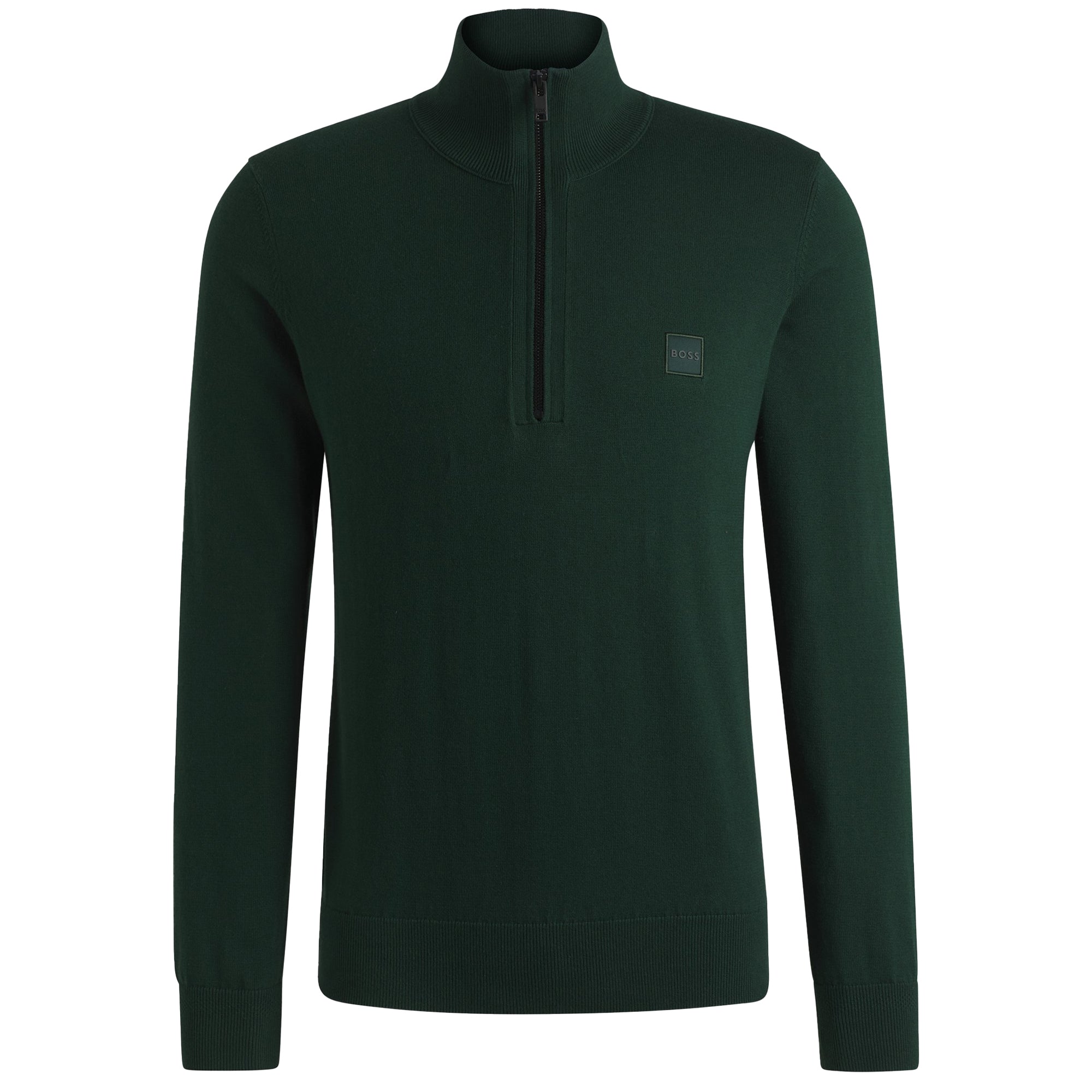 Boss Kanobix S Quarter Zip Knitted Sweater