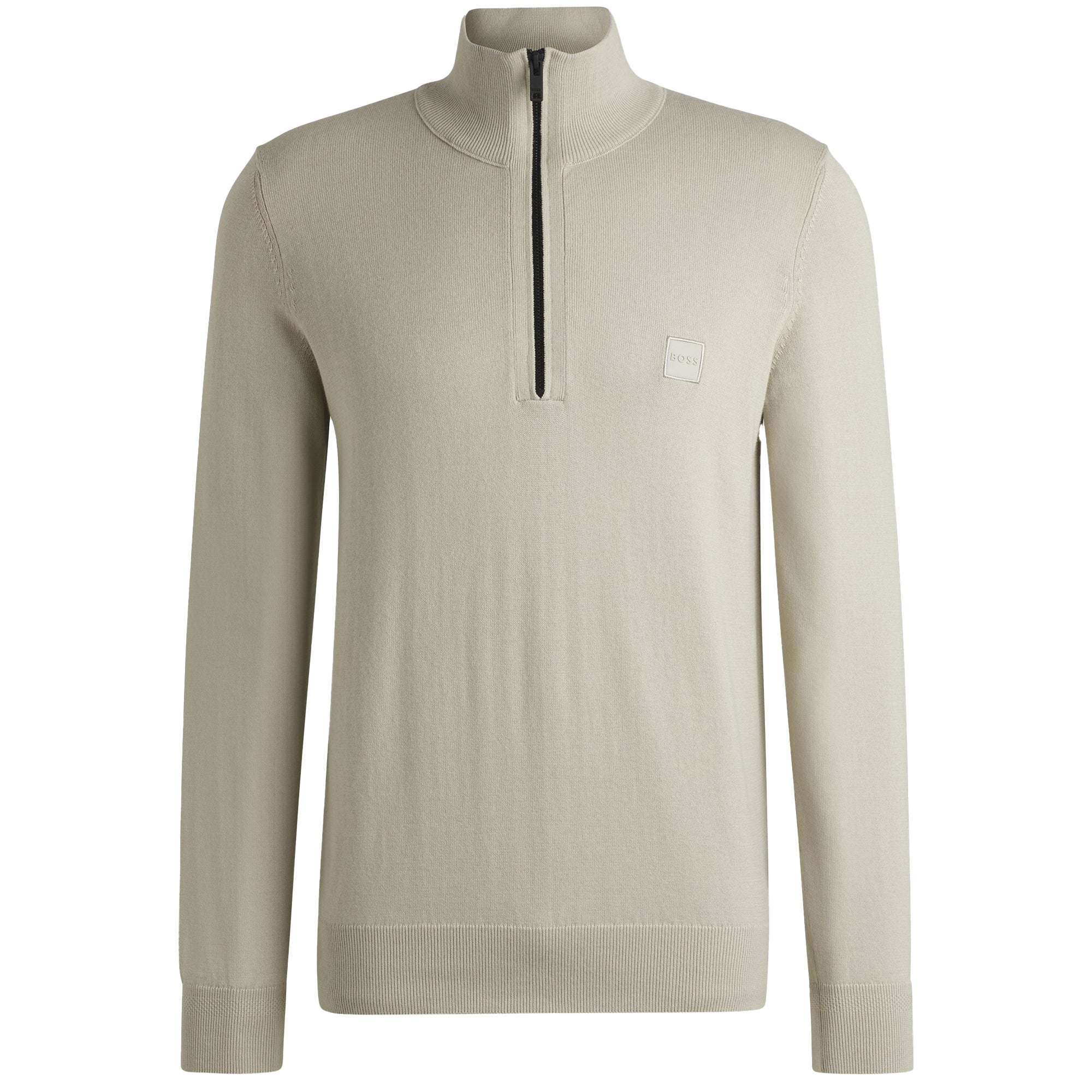 Boss Kanobix S Quarter Zip Knitted Sweater