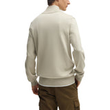 Boss Kanobix 1/4 Zip Knit - Beige