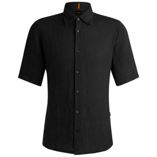 Boss Rash 2 Linen Short Sleeve Shirt