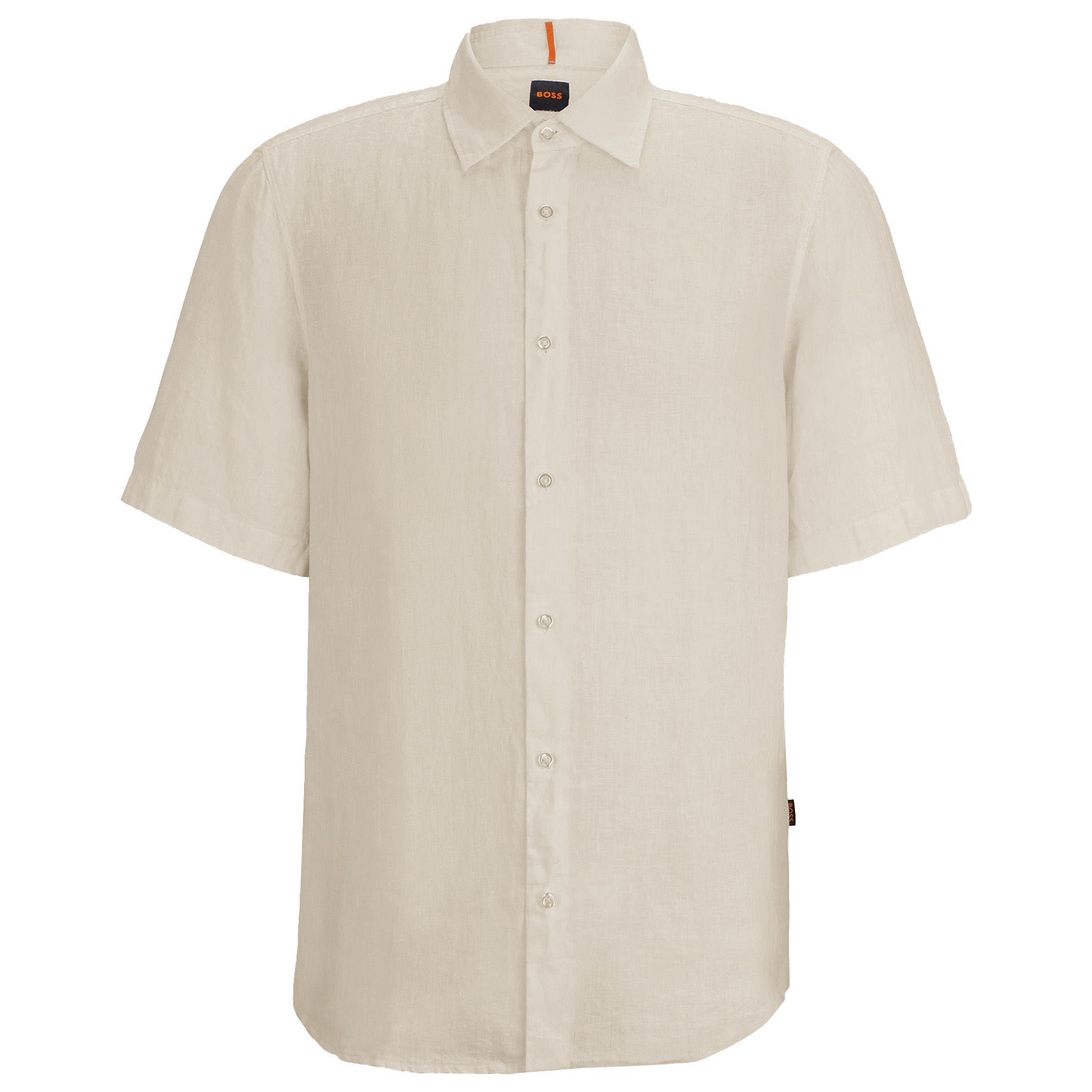 Boss Rash 2 Linen Short Sleeve Shirt