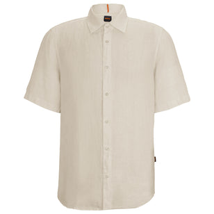 Boss Rash 2 Linen Short Sleeve Shirt