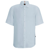 Boss Rash 2 Linen Short Sleeve Shirt