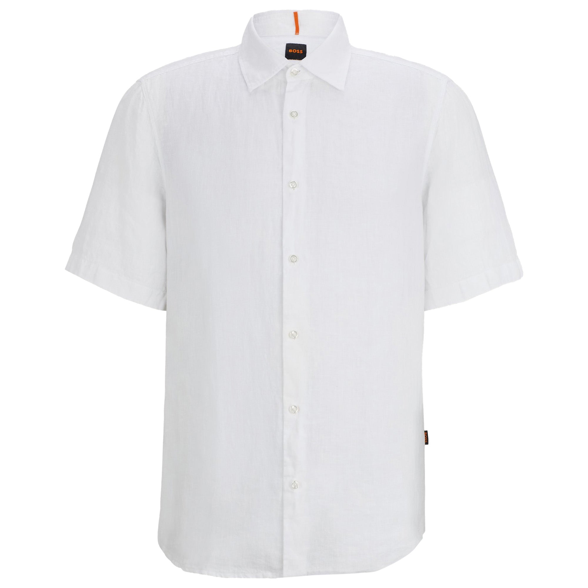 Boss Rash 2 Linen Short Sleeve Shirt