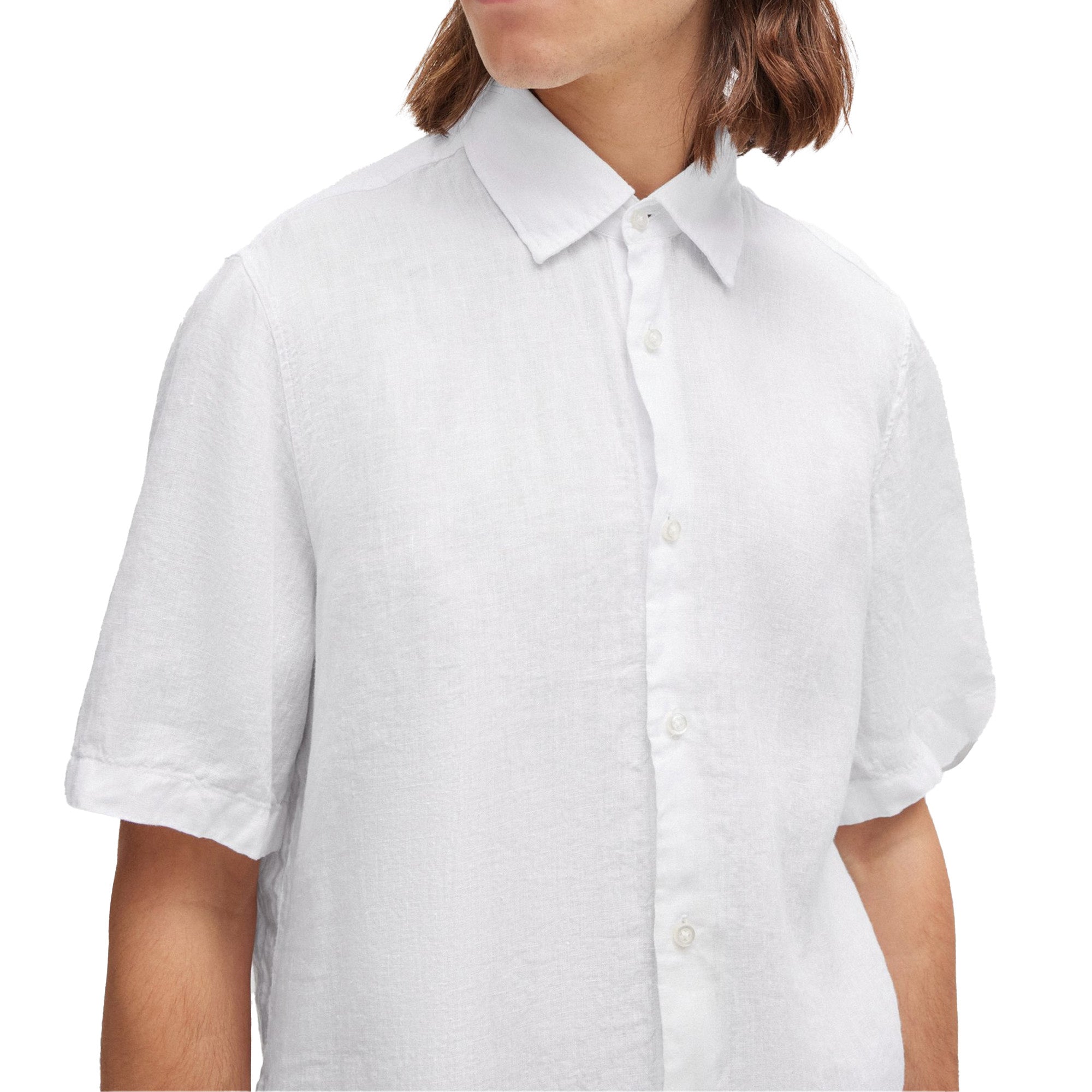 Boss Rash 2 Linen Short Sleeve Shirt