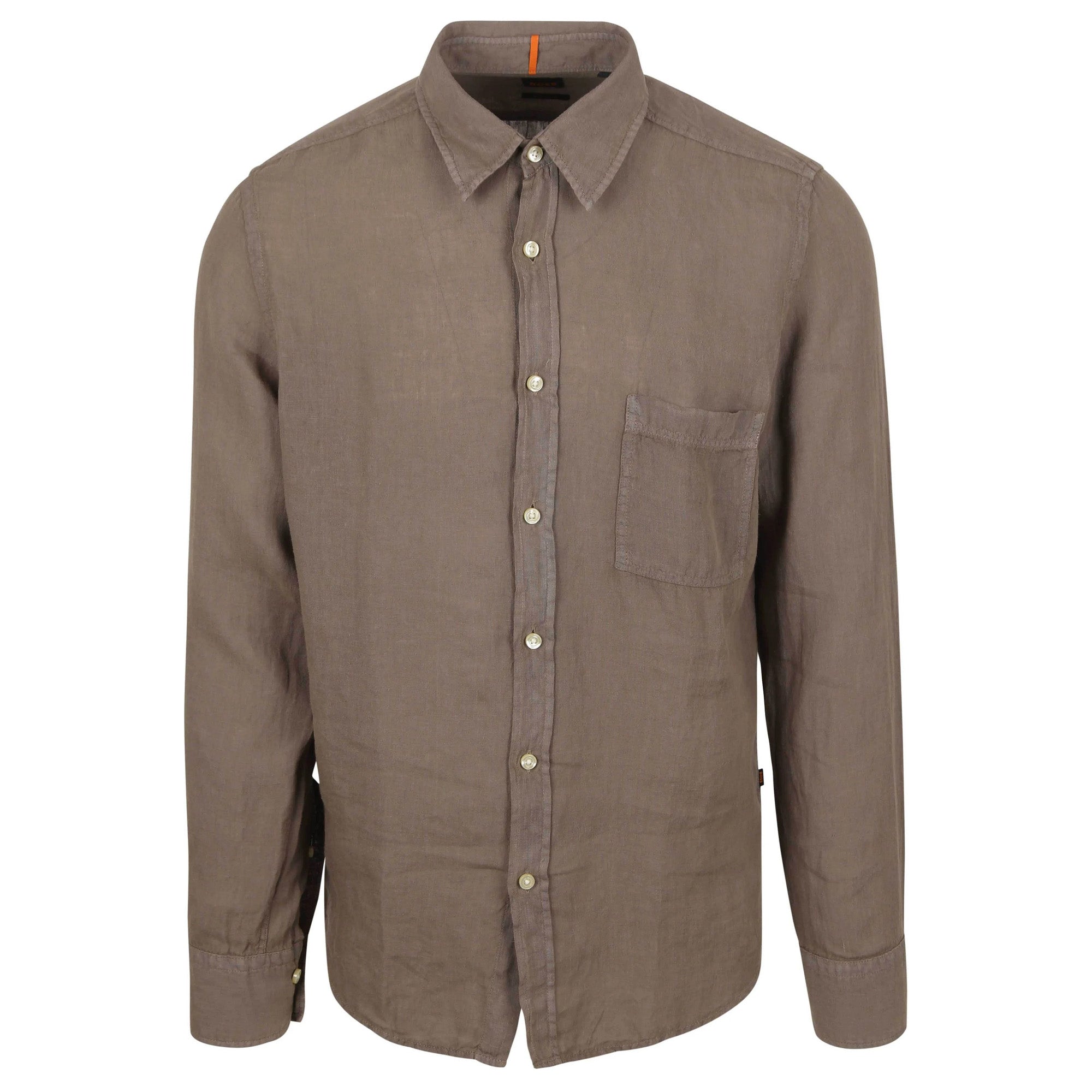Boss Relegant 6 Linen Long Sleeve Shirt