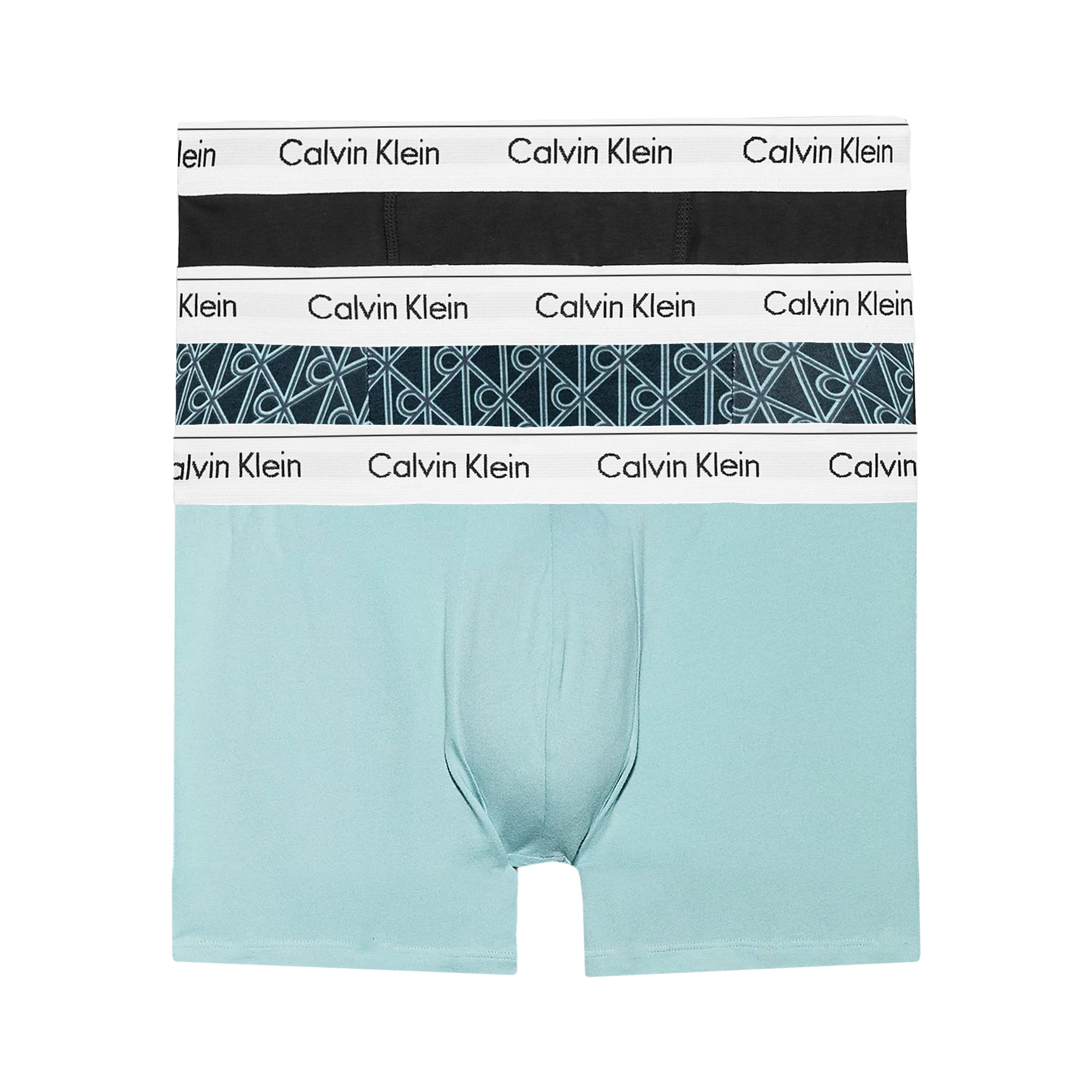 Calvin Klein 3 Pack Icon Cotton Stretch Relaxed Fit Trunk