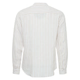 Casual Friday Anton Linen Stripe Grandad Shirt