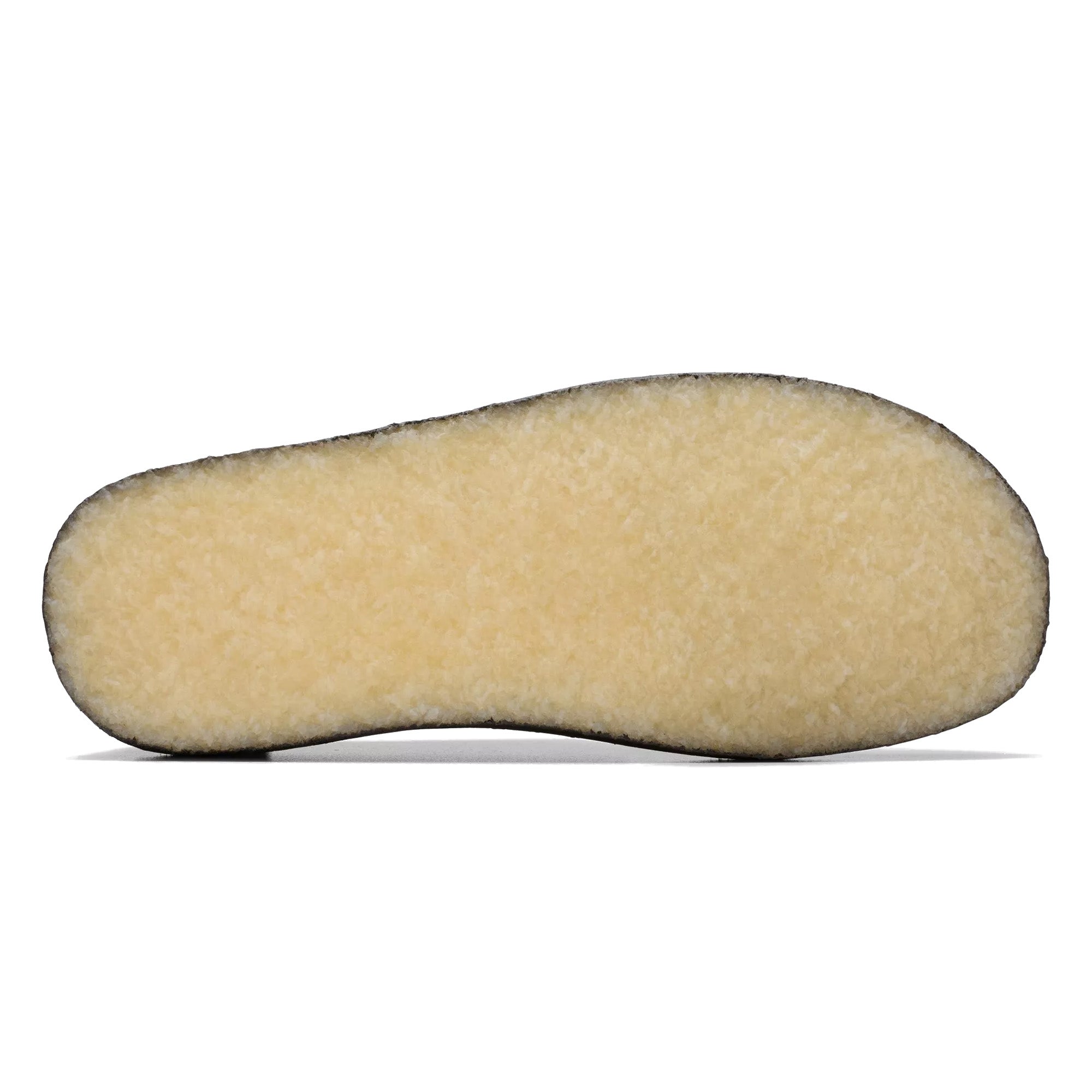 Beige shoe sole on a white background