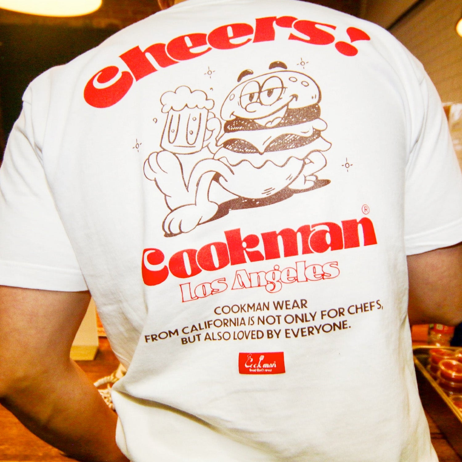 Cookman Cheers Burger T-Shirt