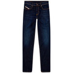 Flatshot of Diesel D-Finitive 009ZS Tapered Fit Jean in Dark Blue